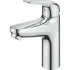 Смеситель для раковины GROHE Euroeco, с донным клапанном, размер M, хром (24267001) Смеситель для раковины GROHE Euroeco, с донным клапанном, размер M, хром (24267001)