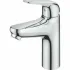 Смеситель для раковины GROHE Euroeco, с донным клапанном, размер M, хром (24269001) Смеситель для раковины GROHE Euroeco, с донным клапанном, размер M, хром (24269001)
