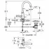 Смеситель для раковины GROHE Euroeco, с донным клапанном, хром (24272001) Смеситель для раковины GROHE Euroeco, с донным клапанном, хром (24272001)