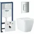 Комплект инсталляции GROHE Rapid SL 38775001 с унитазом GROHE Clova Ceramic Square и сиденьем с микролифтом (NW0659) Комплект инсталляции GROHE Rapid SL 38775001 с унитазом GROHE Clova Ceramic Square и сиденьем с микролифтом (NW0659)