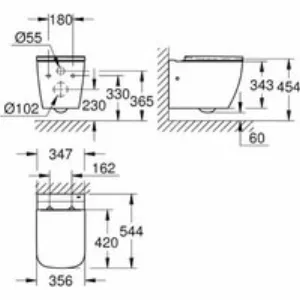 Комплект инсталляции GROHE Solido 38811KF0 с унитазом GROHE Clova Ceramic Square и сиденьем с микролифтом (NW0660) Комплект инсталляции GROHE Solido 38811KF0 с унитазом GROHE Clova Ceramic Square и сиденьем с микролифтом (NW0660)