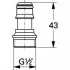 Переходник-защелка Relexa GROHE 28637XX0 Переходник-защелка Relexa GROHE 28637XX0