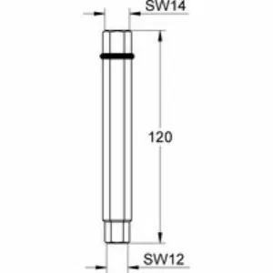 Ключ шестигранный GROHE 19070000 Ключ шестигранный GROHE 19070000