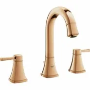 Смеситель для раковины GROHE Grandera двухвентильный на 3 отверстия, с донным клапаном, теплый закат глянец (20389DA0)