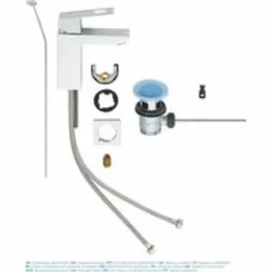 Смеситель для раковины GROHE Eurocube, хром (23127000) Смеситель для раковины GROHE Eurocube, хром (23127000)
