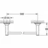 Держатель для полотенца GROHE Essentials Authentic 626 мм, хром (40653001) Держатель для полотенца GROHE Essentials Authentic 626 мм, хром (40653001)