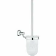 Туалетный ёршик GROHE Essentials Authentic с держателем, хром/белый (40658001)