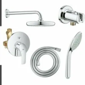 Готовый набор для душа GROHE Eurosmart, хром (124440) Готовый набор для душа GROHE Eurosmart, хром (124440)