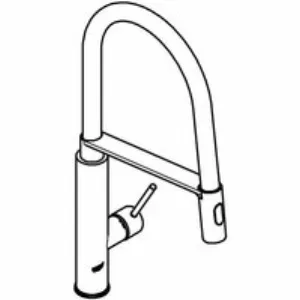 Смеситель для кухни GROHE Concetto профессиональный, хром (31491000) Смеситель для кухни GROHE Concetto профессиональный, хром (31491000)