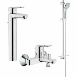 Готовый комплект для ванной комнаты GROHE BauLoop, хром (NB0010) Готовый комплект для ванной комнаты GROHE BauLoop, хром (NB0010)
