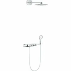 Душевая система GROHE Rainshower System SmartControl Duo 360 с термостатом для душа, белая луна (26443LS0) Душевая система GROHE Rainshower System SmartControl Duo 360 с термостатом для душа, белая луна (26443LS0)