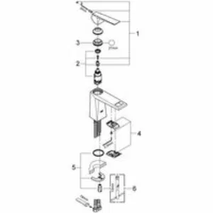 Смеситель для раковины GROHE Allure Brilliant, хром (23033000) Смеситель для раковины GROHE Allure Brilliant, хром (23033000)
