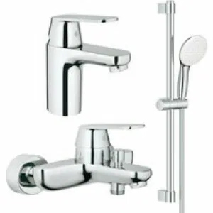Готовый комплект для ванной комнаты GROHE Tempesta, хром (NB0002-1) Готовый комплект для ванной комнаты GROHE Tempesta, хром (NB0002-1)