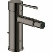 Смеситель для биде GROHE Essence с донным клапаном, темный графит глянец (32935A01)