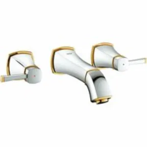 Внешняя часть смесителя для раковины GROHE Grandera на 3 отверстия, хром/золото (20414IG0) Внешняя часть смесителя для раковины GROHE Grandera на 3 отверстия, хром/золото (20414IG0)