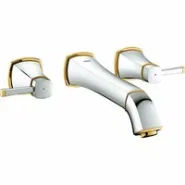 Внешняя часть смесителя для раковины GROHE Grandera, M-Size, хром/золото (20415IG0)