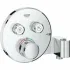 Внешняя часть термостата для душа GROHE Grohtherm SmartControl на 2 потребителя, хром (29120000) Внешняя часть термостата для душа GROHE Grohtherm SmartControl на 2 потребителя, хром (29120000)