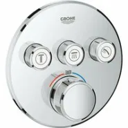 Внешняя часть термостата для душа GROHE Grohtherm SmartControl на 3 потребителя, хром (29121000)