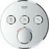 Внешняя часть термостата для душа GROHE Grohtherm SmartControl на 3 потребителя, хром (29121000) Внешняя часть термостата для душа GROHE Grohtherm SmartControl на 3 потребителя, хром (29121000)