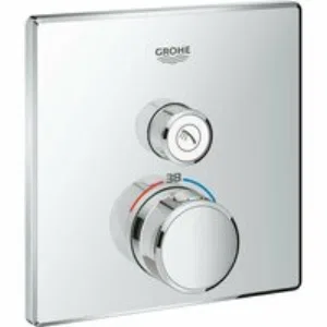 Внешняя часть термостата для душа GROHE Grohtherm SmartControl на 1 потребителя, хром (29123000) Внешняя часть термостата для душа GROHE Grohtherm SmartControl на 1 потребителя, хром (29123000)