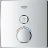 Внешняя часть термостата для душа GROHE Grohtherm SmartControl на 1 потребителя, хром (29123000) Внешняя часть термостата для душа GROHE Grohtherm SmartControl на 1 потребителя, хром (29123000)
