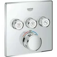 Внешняя часть термостата для душа GROHE Grohtherm SmartControl на 3 потребителя, хром (29126000)