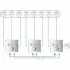 Внешняя часть термостата для душа GROHE Grohtherm SmartControl на 3 потребителя, хром (29126000) Внешняя часть термостата для душа GROHE Grohtherm SmartControl на 3 потребителя, хром (29126000)