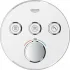 Внешняя часть термостата для душа GROHE Grohtherm SmartControl на 3 потребителя, белая луна (29904LS0) Внешняя часть термостата для душа GROHE Grohtherm SmartControl на 3 потребителя, белая луна (29904LS0)