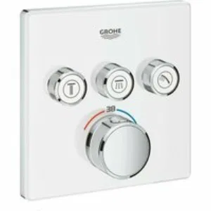 Внешняя часть термостата для душа GROHE Grohtherm SmartControl на 3 потребителя, белая луна (29157LS0) Внешняя часть термостата для душа GROHE Grohtherm SmartControl на 3 потребителя, белая луна (29157LS0)
