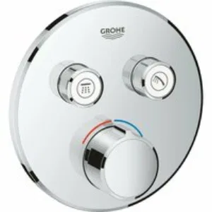 Внешняя часть смесителя для душа GROHE SmartControl круглая, на 2 потребителя, хром (29145000) Внешняя часть смесителя для душа GROHE SmartControl круглая, на 2 потребителя, хром (29145000)