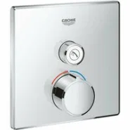 Внешняя часть смесителя для душа GROHE SmartControl квадратная, на 1 потребителя, хром (29147000)