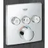 Внешняя часть смесителя для душа GROHE SmartControl квадратная, на 3 потребителя, хром (29149000) Внешняя часть смесителя для душа GROHE SmartControl квадратная, на 3 потребителя, хром (29149000)