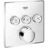 Внешняя часть смесителя для душа GROHE SmartControl квадратная, на 3 потребителя, хром (29149000) Внешняя часть смесителя для душа GROHE SmartControl квадратная, на 3 потребителя, хром (29149000)