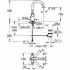 Смеситель для раковины GROHE Grandera, L-size, хром/золото (21107IG0) Смеситель для раковины GROHE Grandera, L-size, хром/золото (21107IG0)